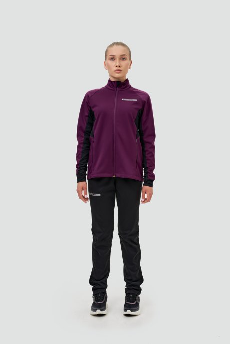 Тренировочная куртка Nordski Core Purple/Black W NSW662526
