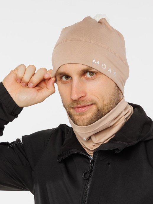 Шапка Moax Tauri Stretch  23803M/94610 бежевый OS