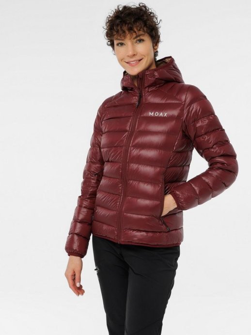 Куртка пуховая MOAX Igora light 2.0 жен. MX315410/90400 бордовый
