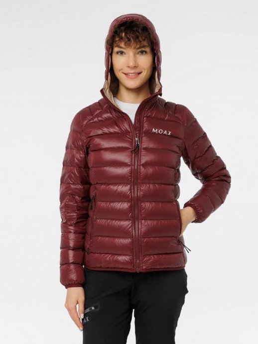 Куртка пуховая MOAX Igora light 2.0 жен. MX315410/90400 бордовый