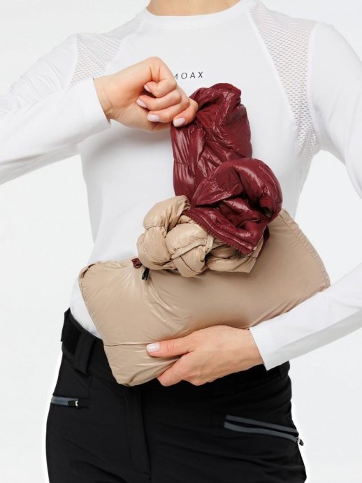 Куртка пуховая MOAX Igora light 2.0 жен. MX315410/90400 бордовый