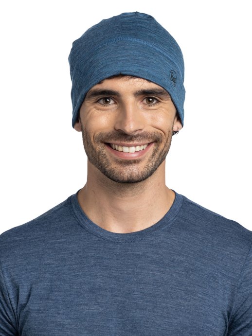 Шапка Buff Merino Lightweight Beanie Multistripes Tempest 117997.759.10.00