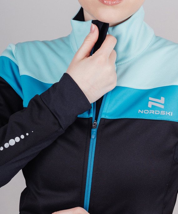 Костюм разминочный Nordski Drive Black/Mint W NSW806880/NSW442100 в Твери