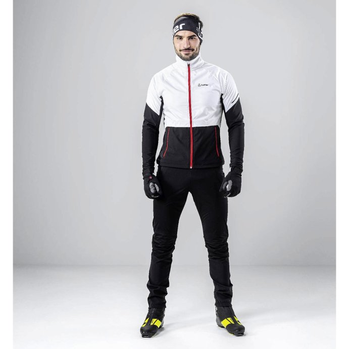 Куртка LOFFLER WC WS Light white/black EL25119-101 в Екатеринбурге