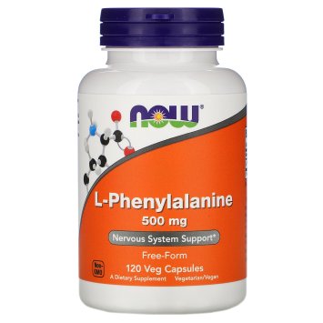 Фенилаланин NOW L-Phenylalanine 500 mg 120 капс.