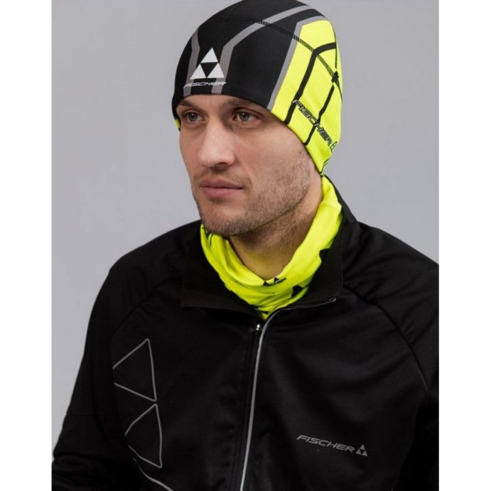 Шапка FISCHER Race (черно-лим.) GR8206-103 (58) в Твери