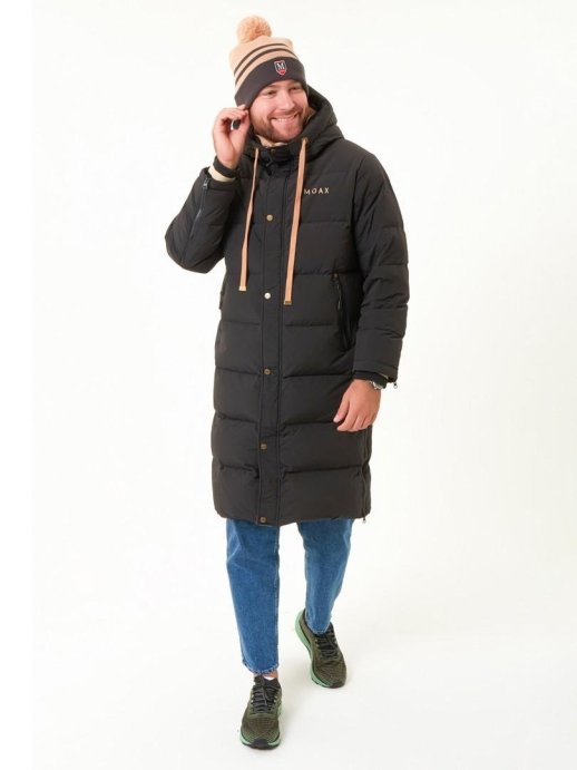 Пальто пуховое MOAX Dachstein муж. MX2301/10000 чёрный