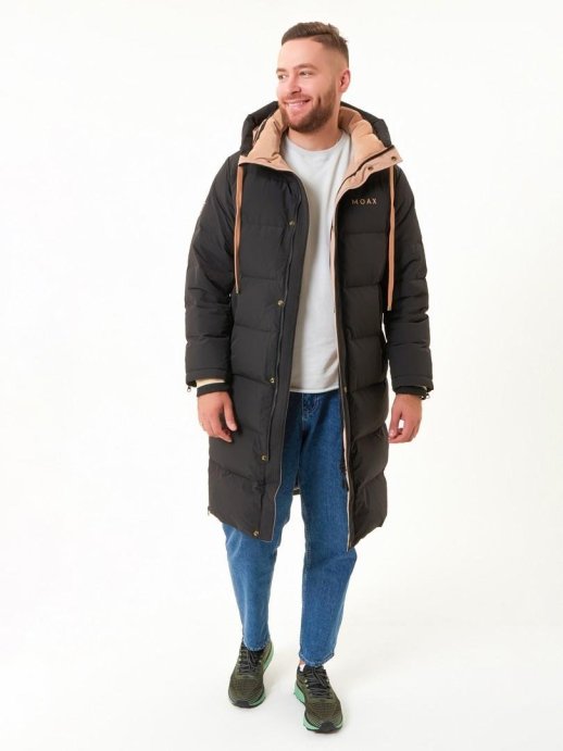 Пальто пуховое MOAX Dachstein муж. MX2301/10000 чёрный