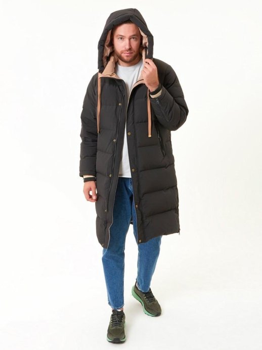 Пальто пуховое MOAX Dachstein муж. MX2301/10000 чёрный