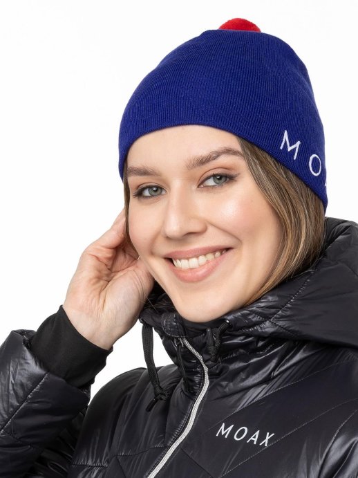Шапка MOAX Tradition Sport 23574M/72500 синий/красный 58