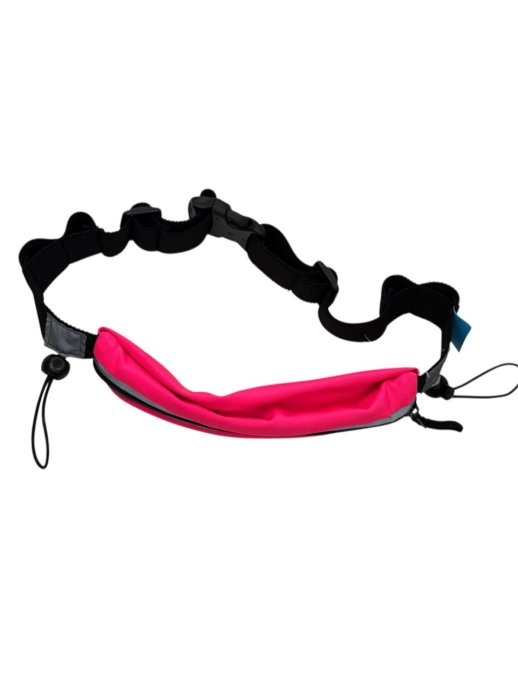 Поясная сумка FOXO3 марафон (держатели для номера и 4 гелей) розовая