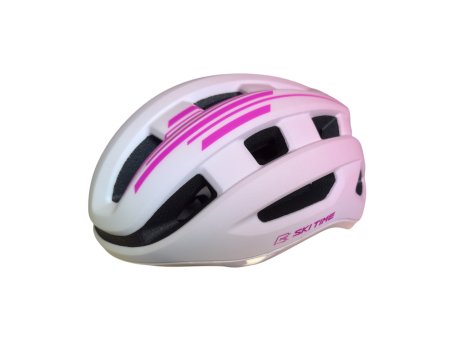 Шлем для лыжероллеров SKI TIME Sphere 2026 Pink-White