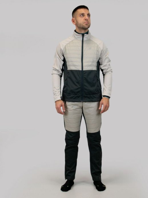 Куртка NONAME HYBRID JACKET LIGHT BEIGE/DK GREY UX