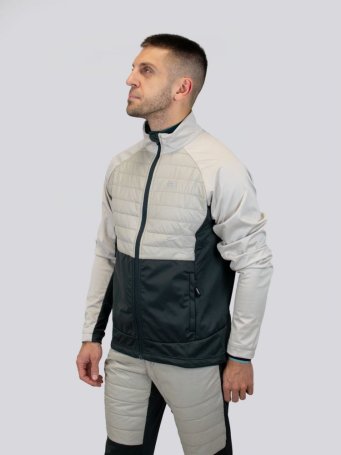Куртка NONAME HYBRID JACKET LIGHT BEIGE/DK GREY UX