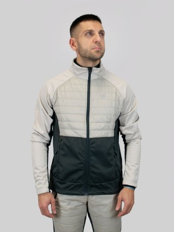 Куртка NONAME HYBRID JACKET LIGHT BEIGE/DK GREY UX