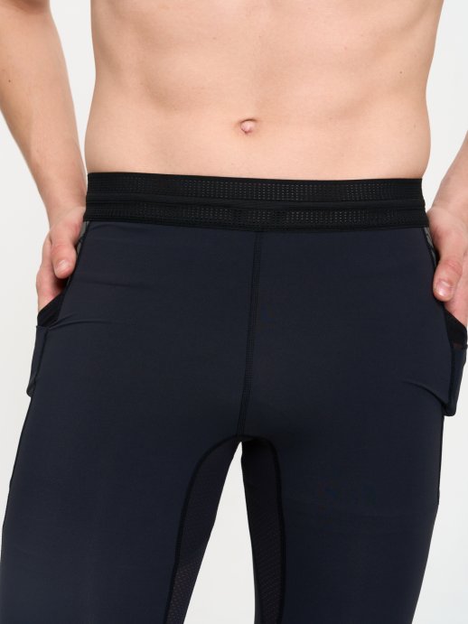 Тайтсы Bivium &quot;Кросс 2.0&quot; муж. черн._зелен.