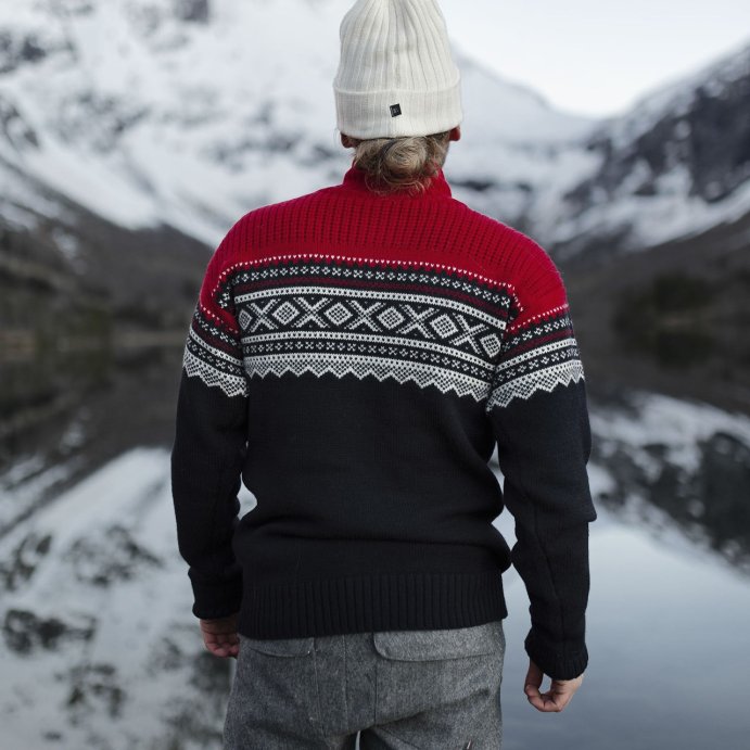 Свитер ULVANG Marius муж. 77801/75028 синий/красный