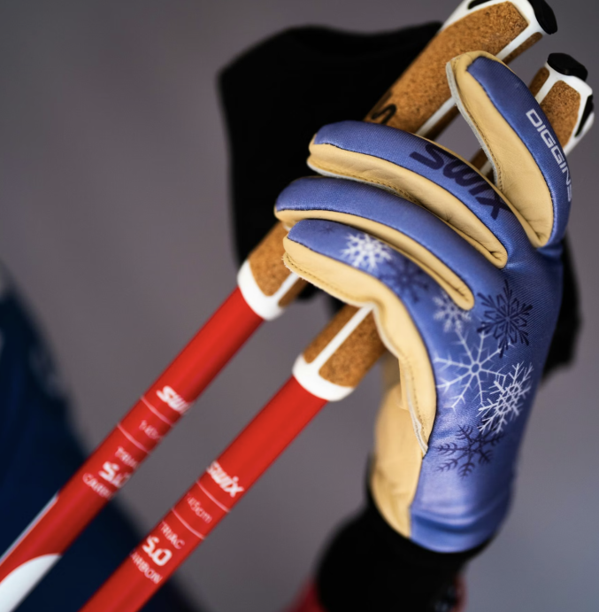 Лыжные палки SWIX Triac 5.0 XCT50 - 1600 с темляками