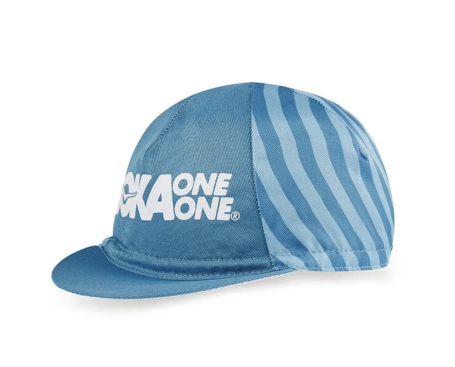 Кепка для бега HOKA голубая (полосатая) 186591