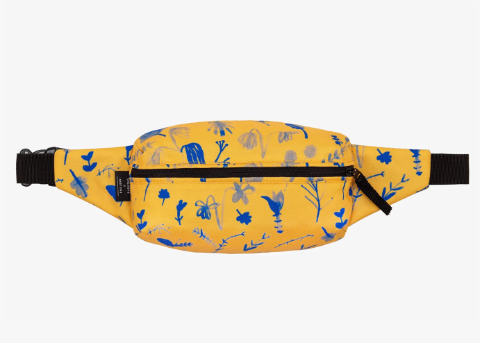 Сумка Enklepp &amp; Barking Store Mako 2.0 Waist Bag (flowers yellow background) в Мурманске