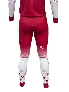 Брюки от гоночного костюма Bivium ФЛГР "Энергия 3.0" муж.  белый_красный