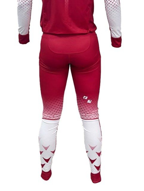 Брюки от гоночного костюма Bivium ФЛГР "Энергия 3.0" муж.  белый_красный в Мурманске