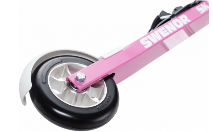 Лыжероллеры SWENOR с удлинённой платформой для конькового хода, модель Skate Long (3) Pink Edition 065-000-3-LC