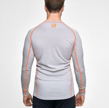 Футболка с длинным рукавом беговая Bjorn Daehlie 2020-21 Endurance Tech for men Light Grey Melange 333300_93501