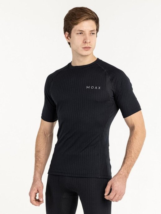 Футболка Moax Active Pro SS муж. MX114061/10000 черный