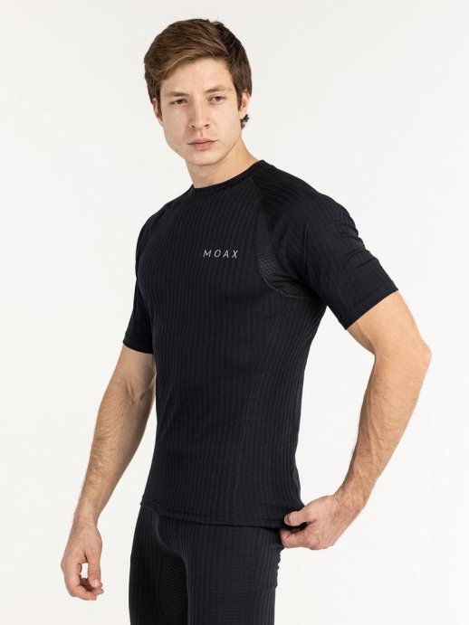 Футболка Moax Active Pro SS муж. MX114061/10000 черный