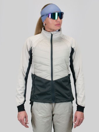 Куртка NONAME HYBRID JACKET LIGHT BEIGE/DK GREY WOS