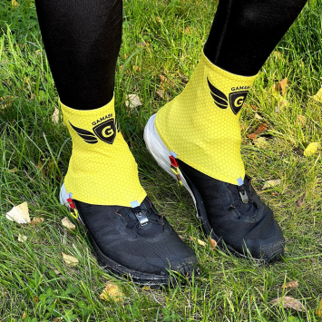 Защитные гетры для бега GAMASH (Лимонный желтый)