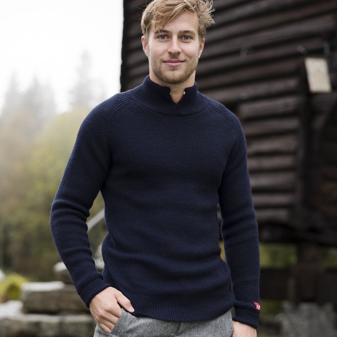 Свитер ULVANG Geilo муж. 77831/75028 синий/красный в Твери