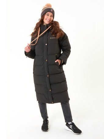 Пальто пуховое MOAX Dachstein жен. MX2308/10000 чёрный