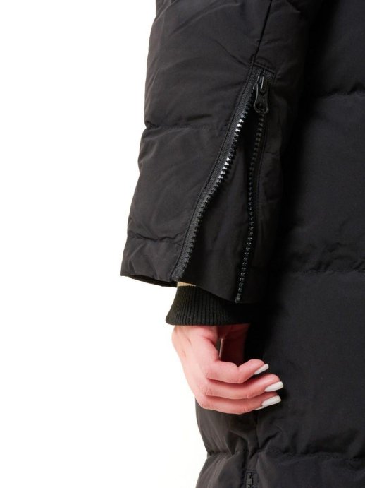 Пальто пуховое MOAX Dachstein жен. MX2308/10000 чёрный