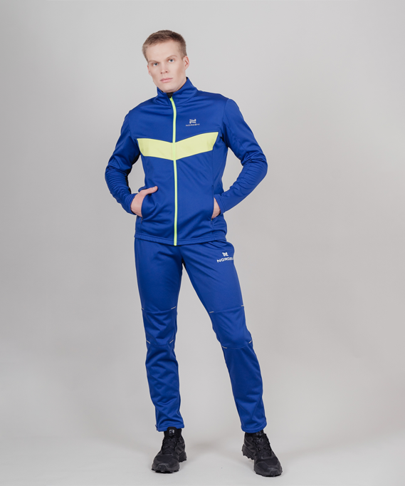 Куртка Nordski Base True Blue/Lime NSM810030