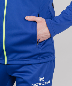 Куртка Nordski Base True Blue/Lime NSM810030