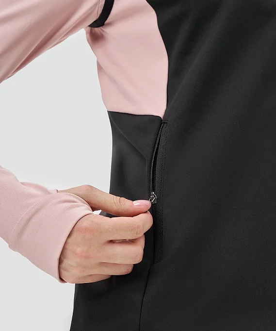 Жилет тренировочный Nordski Core Black/Soft Pink W NSW665431