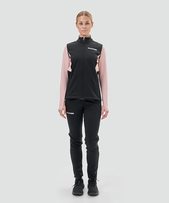 Жилет тренировочный Nordski Core Black/Soft Pink W NSW665431