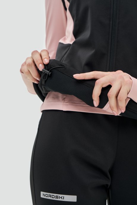 Жилет тренировочный Nordski Core Black/Soft Pink W NSW665431
