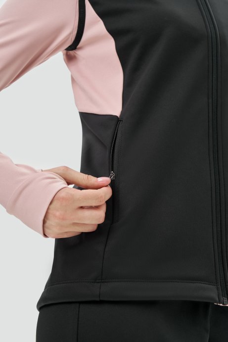 Жилет тренировочный Nordski Core Black/Soft Pink W NSW665431