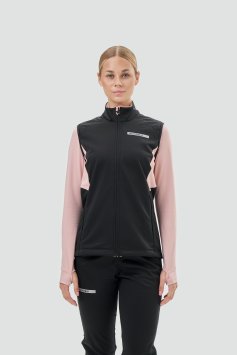 Жилет тренировочный Nordski Core Black/Soft Pink W NSW665431