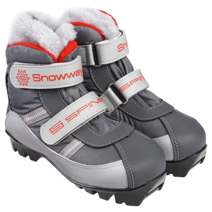 Лыжные ботинки SPINE NNN Baby (101) (серый) в Твери