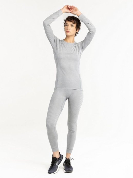 Термофутболка Moax Active Pro LS жен. MX114070/11200 серый меланж