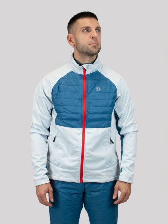 Куртка NONAME HYBRID JACKET LIGHT BLUE/PETROL BLUE UX
