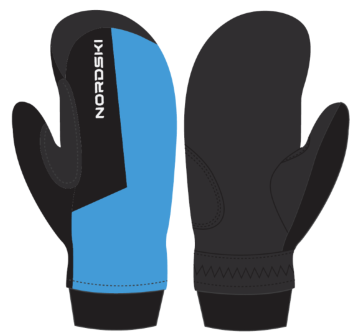 Варежки Nordski Arctic Blue/Black WS NSU130170