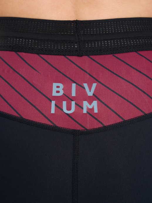 Тайтсы Bivium &quot;Кросс 2.0&quot; жен. черн._бордов.