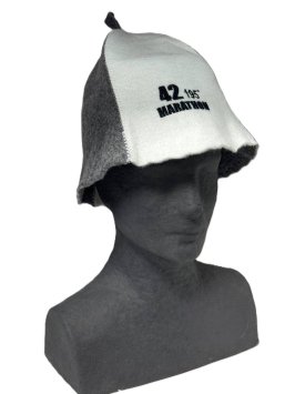 Шапка для бани 42,195 MARATHON