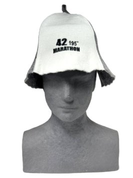 Шапка для бани 42,195 MARATHON