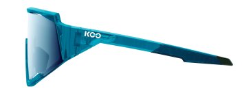Очки солнцезащитные KOO SPECTRO LUCE (прозрачные голубые / зеркальные бирюзовые)